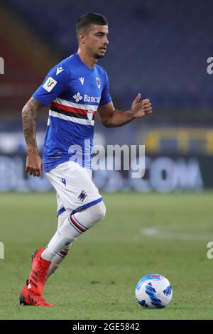 Genua, Italien, 16. August 2021. Fabio Depaoli von UC Sampdoria während des Coppa Italia-Spiels bei Luigi Ferraris, Genua. Bildnachweis sollte lauten: Jonathan Moscrop / Sportimage Kredit: Sportimage/Alamy Live Nachrichten Kredit: Sportimage/Alamy Live Nachrichten Stockfoto