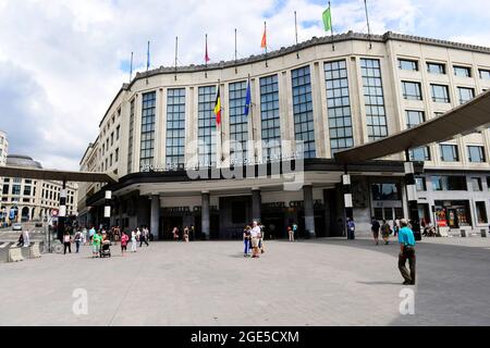 Bahnhof Brussels Centraal, Belgien. Stockfoto