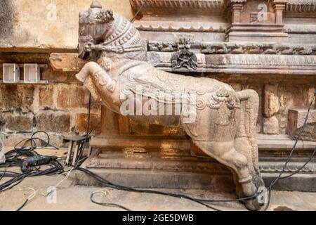 Brihadeeswara Tempel, Thanjavur Stockfoto
