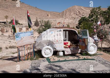 Das kleinste Hotel der Welt, Ash Shubak, Jordanien, Naher Osten Stockfoto