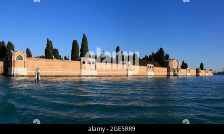 Friedhofsinsel San Michele in Isola, Venedig Venezia, Venetien Veneto, Italien Stockfoto