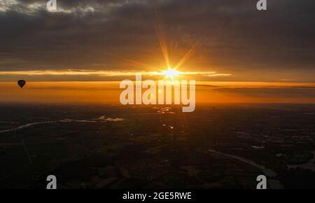 Eine Fahrt in den Himmel Stockfoto