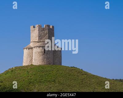 Kreuzkuppelkirche von Sveti Nikola, St. Nikolaus, 12. Jahrhundert, Prahulje, Nin, Zadar, Dalmatien, Kroatien Stockfoto