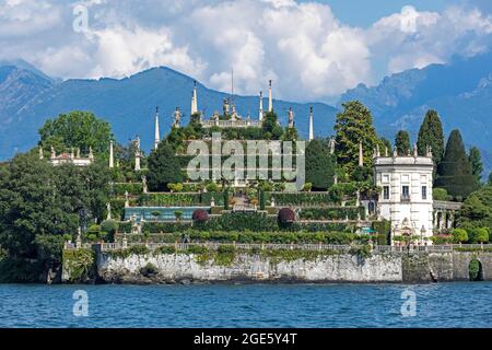 Isola Bella, Stresa, Lago Maggiore, Piemont, Italien Stockfoto