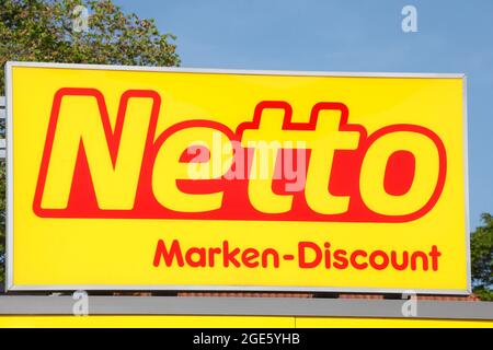 Netto Marken-Discount, Logo, Niedersachsen, Deutschland Stockfoto