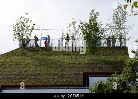 Marble Arch Mount ist wieder geöffnet und Besucher profitieren von der Abschaffung des Eintrittspauschale. August 2021 Stockfoto