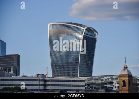 20 Fenchurch Street aka The Walkie Talkie Building, London, Großbritannien Juni 2021. Stockfoto