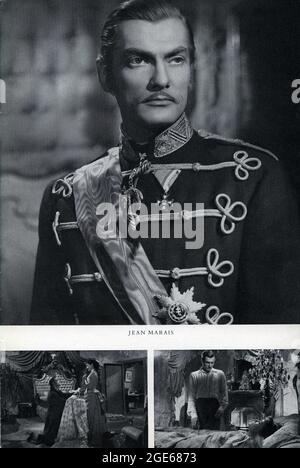 JEAN MARAIS als Erzherzog Rudolf und DOMINIQUE BLANCHAR als Marie Vetsera in LE SECRET DE MAYERLING 1949 Regisseur JEAN DELANNOY Codo Cinema / Blue Ribbon Films (UK) Stockfoto