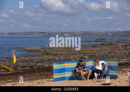 Hope Cove, Bezirk South Hams, South Devon, England, Großbritannien Stockfoto