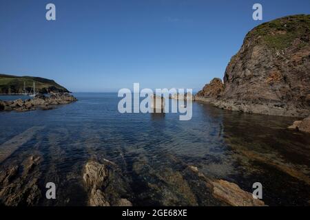 Hope Cove, Bezirk South Hams, South Devon, England, Großbritannien Stockfoto