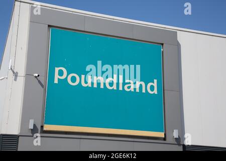 Poundland-Logo Stockfoto