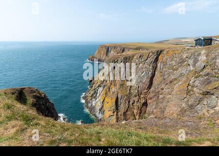 Gallie Craig, Ôcraggy rockÕ, der südlichste Punkt des schottischen Festlandes, Großbritannien. Stockfoto