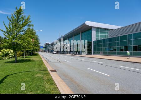 Goffs, Nova Scotia, Kanada - 13. August 2021: Halifax Stanfield International Airport Building Stockfoto