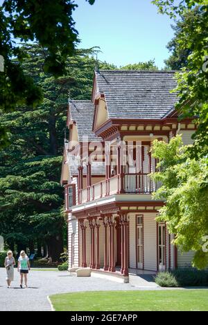 Riccarton House and Gardens, Riccarton, Christchurch, Canterbury, Neuseeland Stockfoto