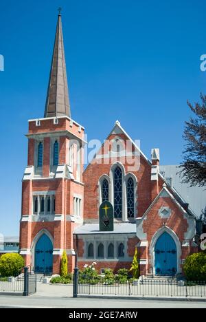 St. Andrews Presbyterian Church, Havelock Street, Ashburton, Canterbury, Neuseeland Stockfoto