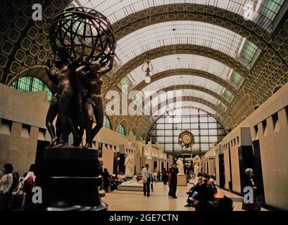 Eingang zum Musée d'Orsay in Paris, Frankreich Stockfoto