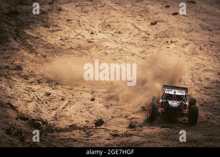 Voiture de course, téléguidé, Rennwagen, ferngesteuertes Auto Stockfoto