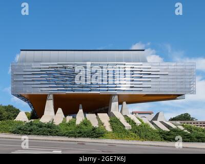 Bill und Melinda Gates Hall an der Cornell University von Morphosis entworfen Stockfoto