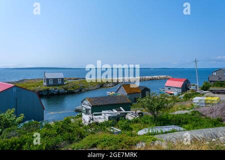 Blue Rocks Gemeinde im Lunenburg District, Nova Scotia, Kanada Stockfoto