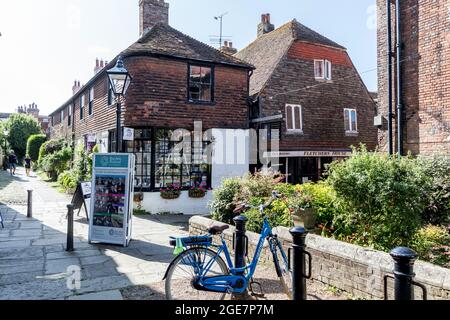 Traditionelle Architektur in Rye Sussex, Großbritannien Stockfoto