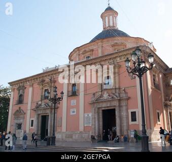 Basilika der Jungfrau der Unglücklichen, Valencia, Spanien, Europa Stockfoto