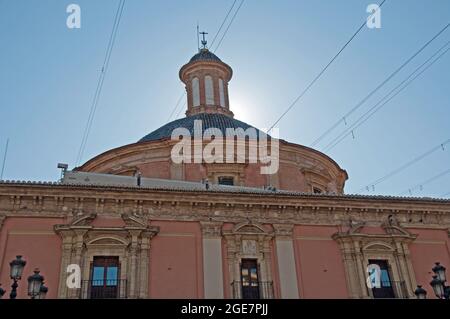 Kuppel der Basilika der Jungfrau der Unglücklichen, Valencia, Spanien, Europa Stockfoto