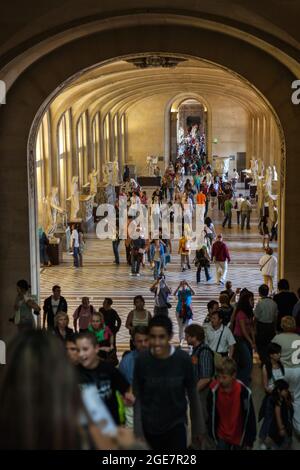 Louvre Museum in Paris, Frankreich Stockfoto