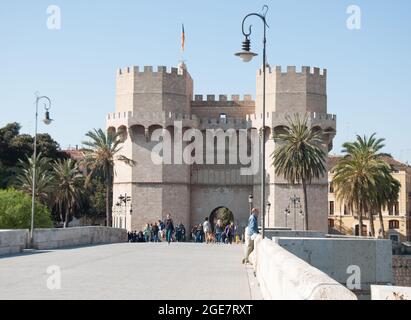 Torre de Serrans, Valencia, Spanien Stockfoto