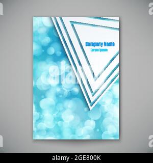 Helle Banner-Vorlage, Corporate Style, Vektorgrafik Stock Vektor