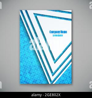 Helle Banner-Vorlage, Corporate Style, Vektorgrafik Stock Vektor