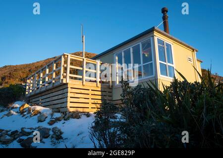 CES Clark Hut, Paparoa Track, (einer der tollen Wanderwege Neuseelands), Westküste, Südinsel, Neuseeland Stockfoto