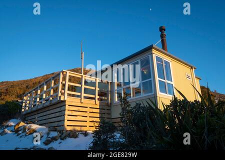 CES Clark Hut, Paparoa Track, (einer der tollen Wanderwege Neuseelands), Westküste, Südinsel, Neuseeland Stockfoto