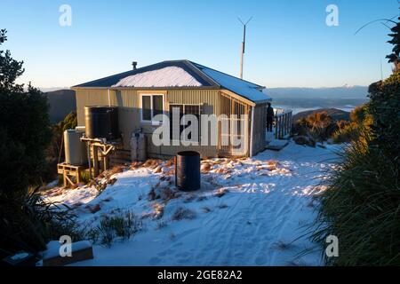 CES Clark Hut, Paparoa Track, (einer der tollen Wanderwege Neuseelands), Westküste, Südinsel, Neuseeland Stockfoto