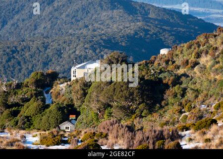 CES Clark Hut, Paparoa Track, (einer der tollen Wanderwege Neuseelands), Westküste, Südinsel, Neuseeland Stockfoto