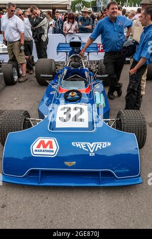 1972 Chevron B24 Formel-5000-Rennwagen beim Goodwood Festival of Speed-Rennsport-Event 2014 Stockfoto