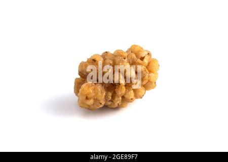 Maulbeere isoliert auf weißem Hintergrund Stockfoto