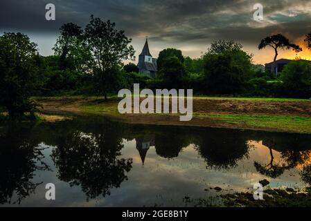 St. Michael der Erzengel, Litlington, East Sussex, England, Großbritannien Stockfoto