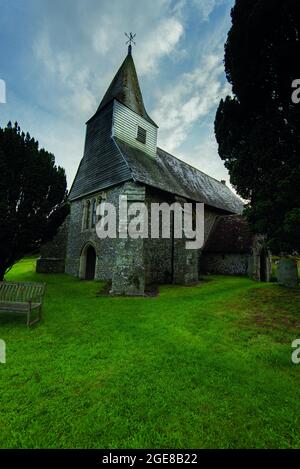 St. Michael der Erzengel, Litlington, East Sussex, England, Großbritannien Stockfoto