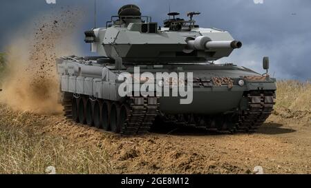 Deutscher Panzer Leopard 2 A4 Stockfoto