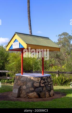 Wir wünschen uns einen guten Ruck am Tinaroo Falls Dam Stockfoto