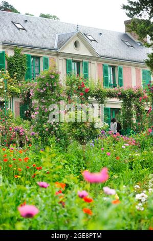 FRANKREICH, GIVERNY (27) FONDATION CLAUDE MONET, HAUS UND GÄRTEN VON CLAUDE MONET Stockfoto