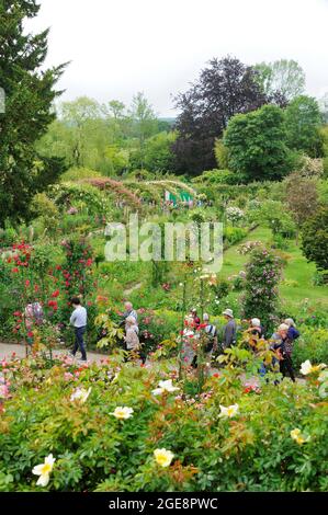 FRANKREICH, GIVERNY (27) FONDATION CLAUDE MONET, HAUS UND GÄRTEN VON CLAUDE MONET Stockfoto