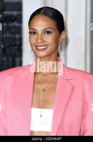 18. August 2021, London, Großbritannien Alesha Dixon stellt ihr neues Kinderbuch Girls Rule bei Madame Tussauds vor. Quelle: Doug Peters/EMPICS/Alamy Live News Stockfoto