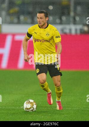 Nico SCHULZ, BVB 14 im Finale des DFL-Supercups BORUSSIA DORTMUND - FC BAYERN MÜNCHEN 1-3 am 17. August 2021 in Dortmund, Deutschland Saison 2020/2021, BVB, München, München, Bayern © Peter Schatz / Alamy Live News - die DFL-VORSCHRIFTEN VERBIETEN DIE VERWENDUNG VON FOTOS als BILDSEQUENZEN und/oder QUASI-VIDEO - Stockfoto