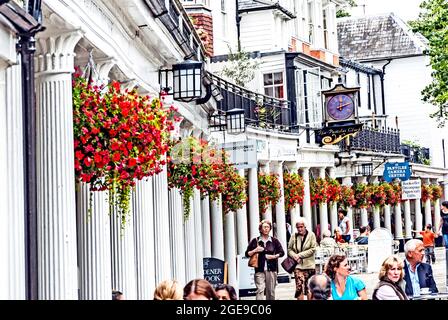 Royal Tunbridge Wells, Pantiles - eine touristische Attraktion Stockfoto