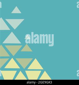 Linie Illustrierte Hintergründe Mit Verschiedenen Formen Und Farben. Verschiedene Farbige Hintergründe Mit Verschiedenen Mustern Stock Vektor