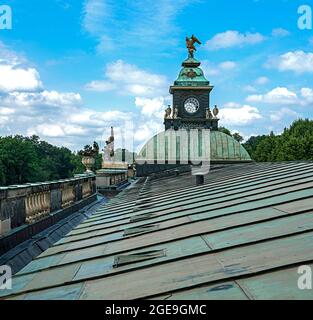 Die Neuen Kammern Im Schlosspark Sanssouci In Potsdam Stockfoto