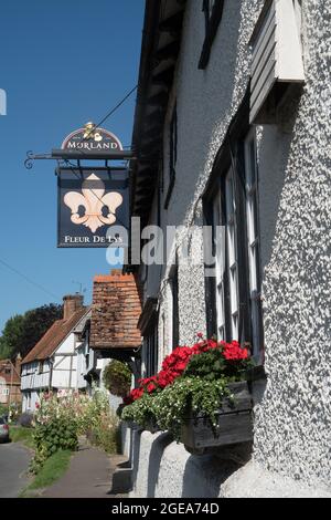 The Fleur De Lys Pub, East Hagbourne, Oxfordshire Stockfoto