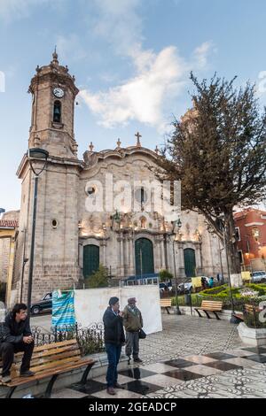 POTOSI, BOLIVIEN - 18. APRIL 2015: Ansicht der Kathedrale in Potosi, Bolivien Stockfoto