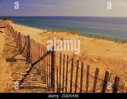 Marconi Beach entlang der Cape Cod National Seashore Stockfoto